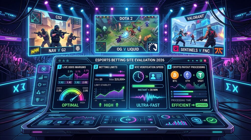 Best Esports Betting Sites Criteria 2026