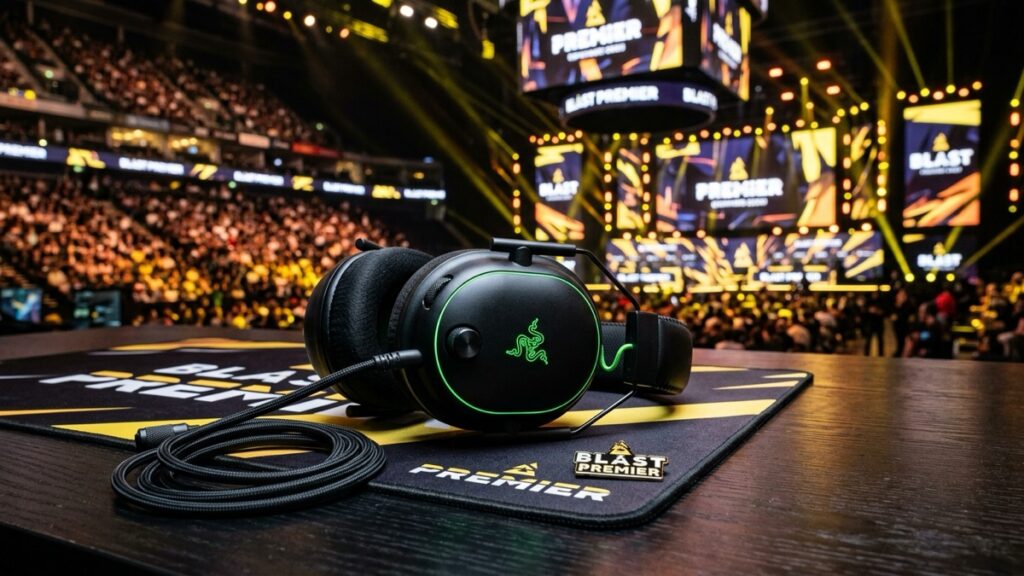 Razer official headset for BLAST Premier tournament sound booths