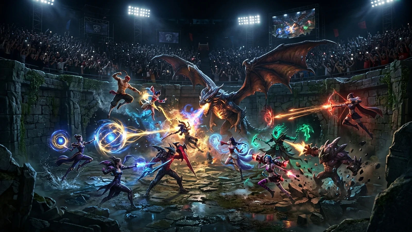 League of Legends teamfights, target selection and replay review decision diagram