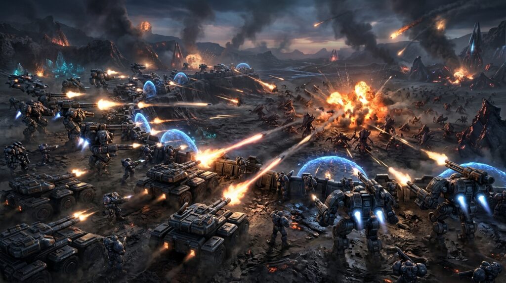 StarCraft II Macro Army Deployment & Strategy