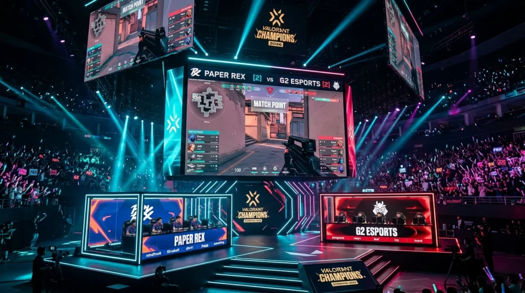 Valorant Champions 2026 Shanghai Playoffs Paper Rex vs G2